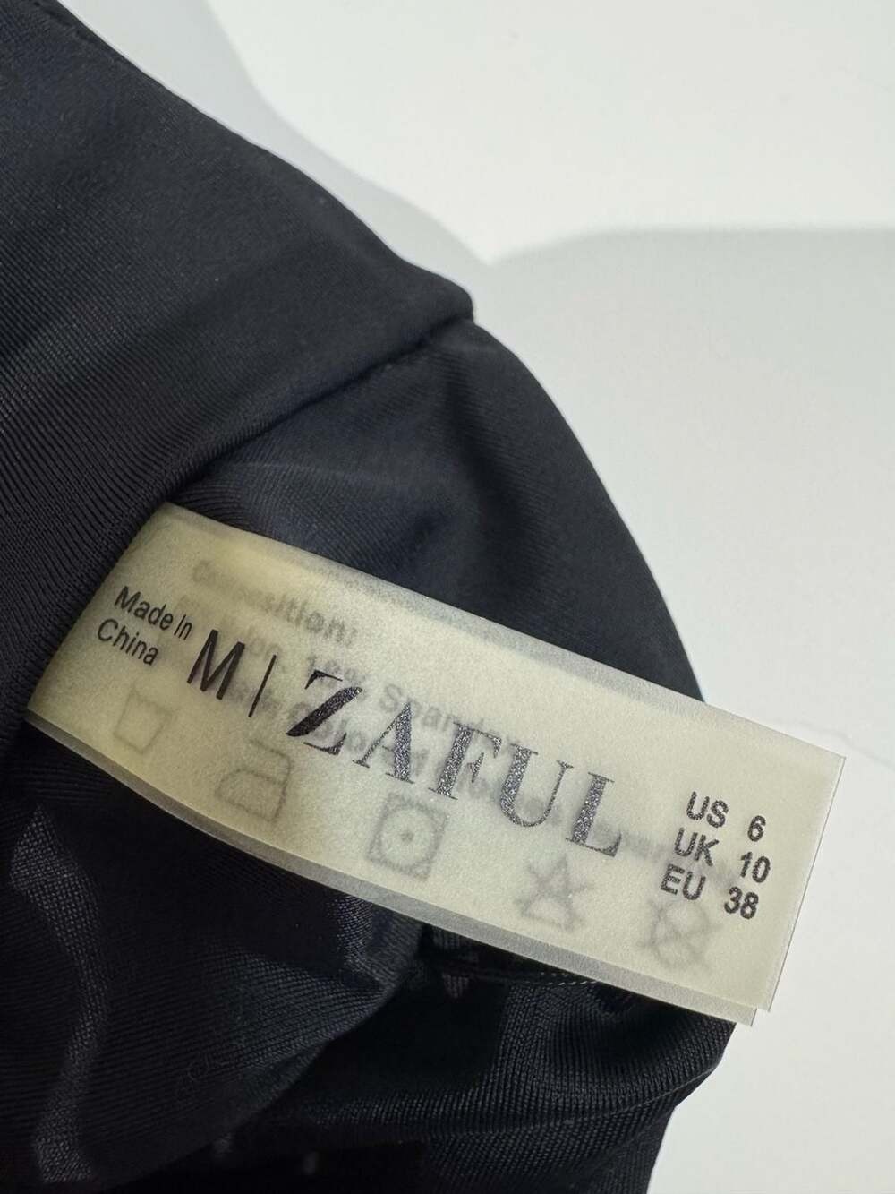 ZAFUL Forever Young Collection Black High-Waist Bandeau Bikini Set Medium (6) - Picture 3 of 8